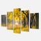 Designart - Bright Yellow Autumn Forest - Landscape Photo Canvas Art Print